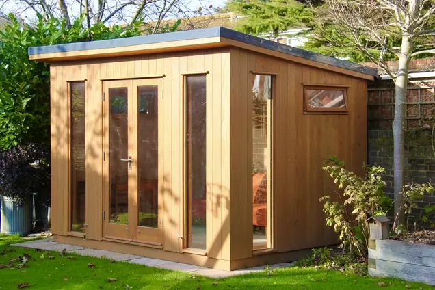 Douglas fir and Cedar chalet, West Sussex